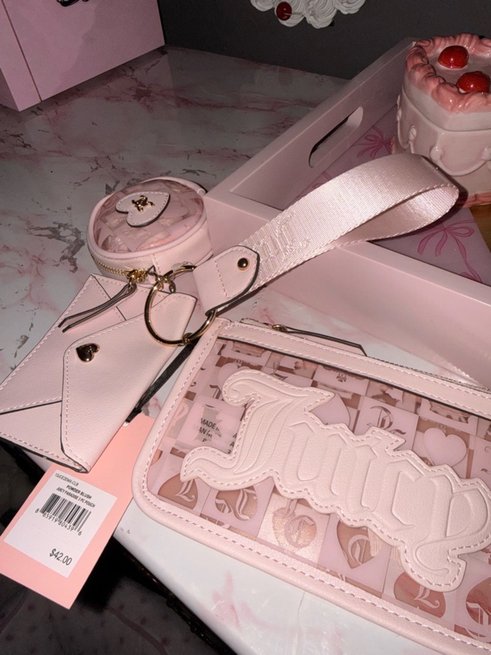 Juicy Couture Paradise 3 PC Pouch Set - Picture 5 of 5